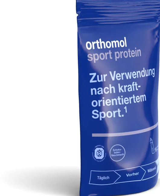 Orthomol Sport Protein 640g Pulver 16 Portionen Schoko