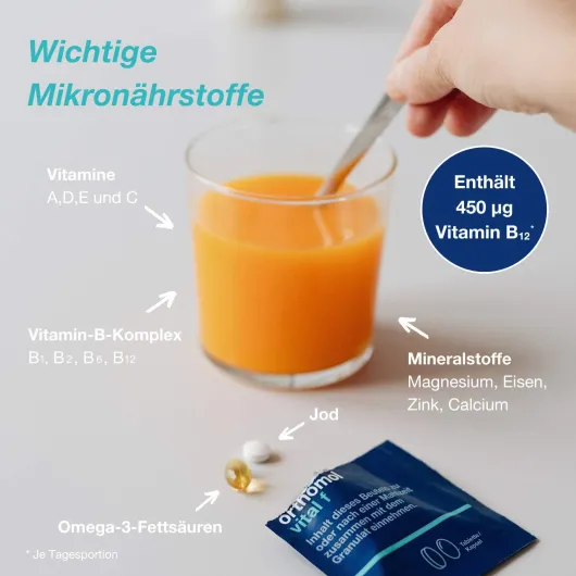 Orthomol Vital F 30 Tagesportionen Granulat 1 Kombipackung