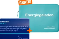 Orthomol Vital F Trinkfläschchen 30 Stück + gratis Laptop-Tasche 1 Stück