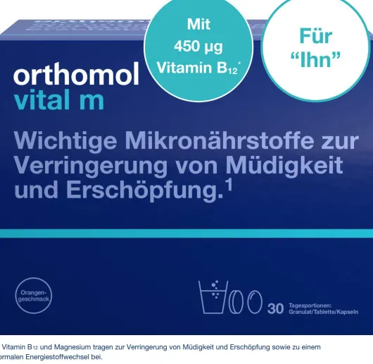 Orthomol Vital M 30 Tagesportionen Granulat und Kapseln 1 Kombipackung