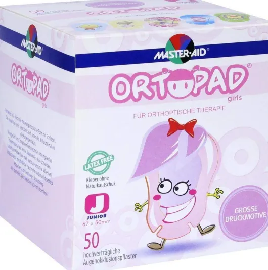 Ortopad For Girls Junior Augenokklusionsspflaster