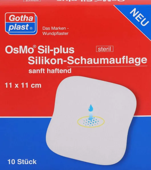 Osmo Sil-Plus Silikon-Schaumauflage 11x11 cm Ster.