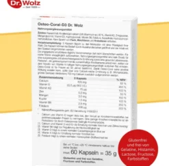 Osteo Coral D3 Dr.Wolz 60 Kapseln