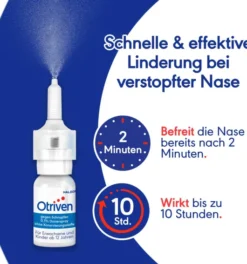 Otriven 0,1 % Dosierspray ohne Konservierungsstoffe 10 ml