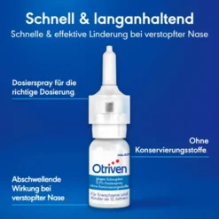 Otriven 0,1 % Dosierspray ohne Konservierungsstoffe 10 ml