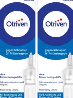 Otriven 0,1 % Dosierspray ohne Konservierungsstoffe 2 x 10 ml