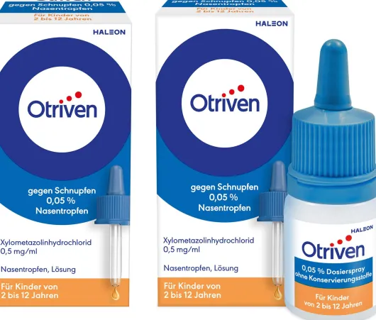 Otriven 0,05 % Nasentropfen für Kinder 2 x 10 ml