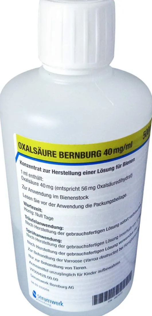 Oxalsäure Bernburg 40 mg Je ml Konz.H.Lsg.F.Bienen