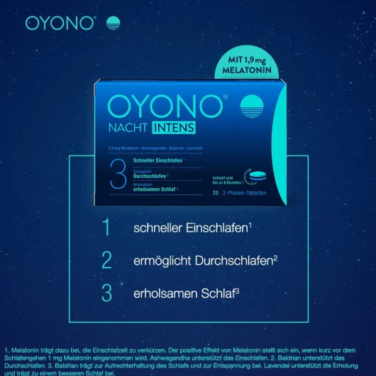 Oyono Nacht Intens 20 Tabletten