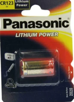 Panasonic Photo Power Batterien Lithium 3v Cr 123a
