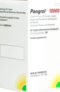 Pangrol 10000 Hartkapseln 50 Mit Magensaftresistentem Überzug