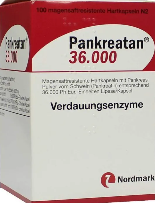 Pankreatan 36.000 100 Magensaftresistente Kapseln