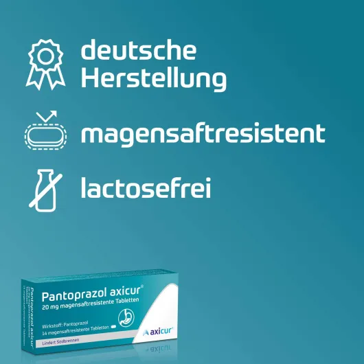 Pantoprazol axicur 20 mg 14 magensaftresistente Tabletten