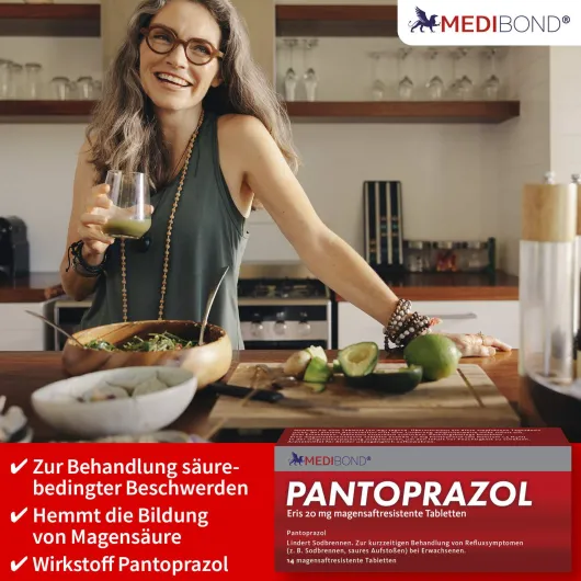 Pantoprazol Medibond 20 mg 14 Tabletten