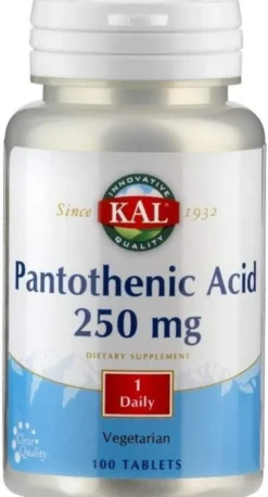 Pantothensäure Vitamin B5 250 mg 100 Tabletten