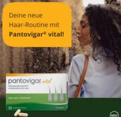 Pantovigar vital Kapseln mit Nährstoffen für die Haare 60 Kapseln