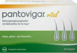 Pantovigar vital Kapseln mit Nährstoffen für die Haare 60 Kapseln