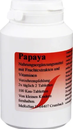 Papaya Kautabletten
