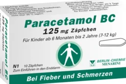 Paracetamol Bc 125 mg 10 Zäpfchen