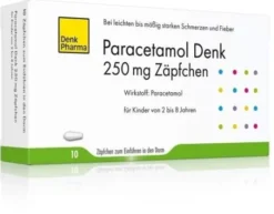 Paracetamol Denk 250 mg 10 Zäpfchen