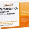 Paracetamol-ratiopharm 1000 mg 10 Tabletten