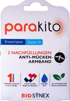 Para Kito Mückenschutz Armband 2 Nachfüllung