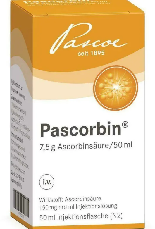 Pascorbin Injektionslösung Injektionsflasche 20 X 50 ml