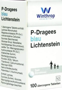 P Dragees Blau 100 Überzogene Tabletten