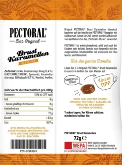 Pectoral Brustkaramellen Beutel 75 G Bonbons