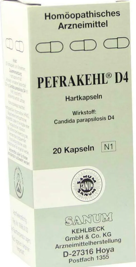 Pefrakehl 20 Kapseln D4