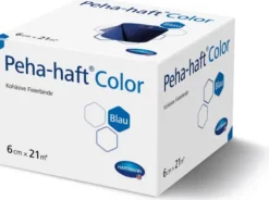 Peha Haft Color Fixierbinde Latexfrei 21 M X 6 cm Blau