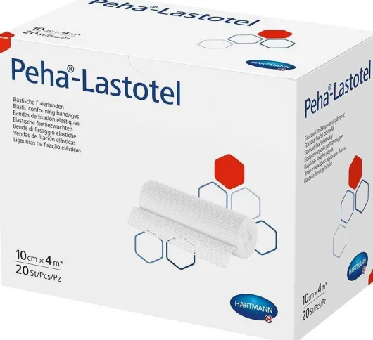 Peha Lastotel Fixierbinde 10 cm X 4 M 20 Binden