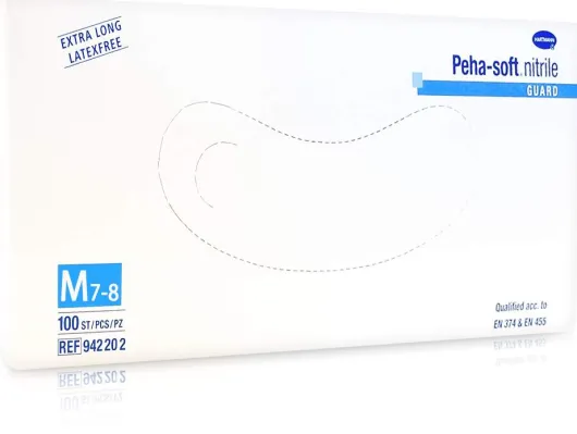 Peha-Soft Nitrile Guard Unt.Hands.Pud.Fr.Unst.M