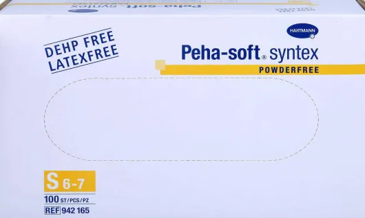 Peha-Soft Syntex Unters.Handsch.Unst.Pud.Frei S