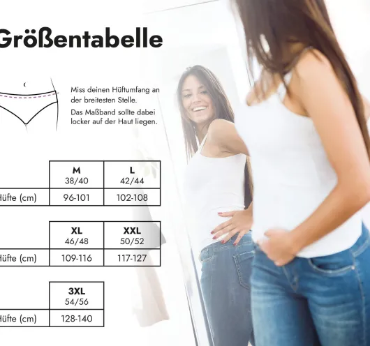 Perioden Slip Größe 38-40 (M)