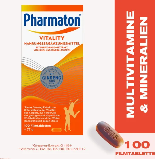 Pharmaton Vitality 100 Filmtabletten