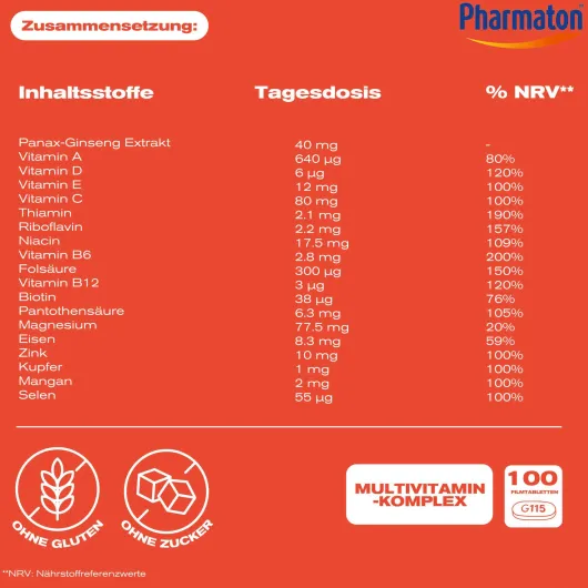 Pharmaton Vitality 100 Filmtabletten