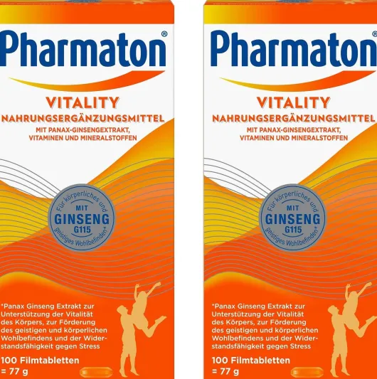 Pharmaton Vitality 2 x 100 Filmtabletten