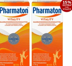 Pharmaton Vitality 2 x 100 Filmtabletten