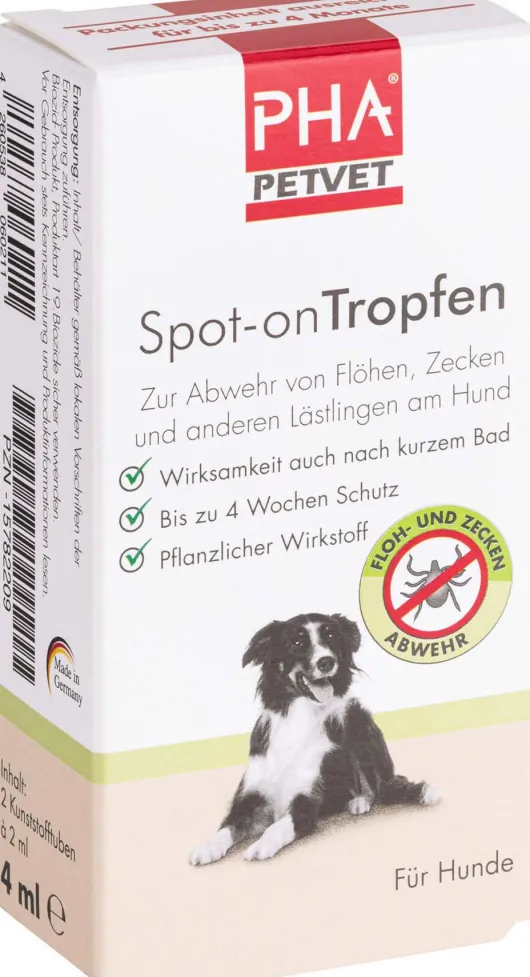 Pha Spot-On Tropfen F.Hunde 2 Stk