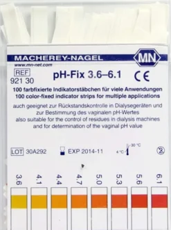 Ph Fix 100 Indikatorstäbchen Ph 3,6 - 6,1