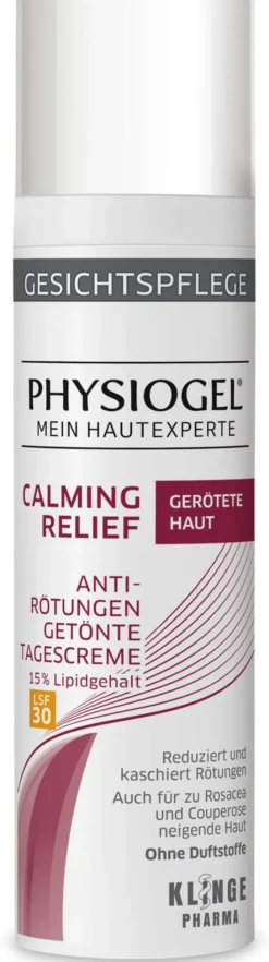 Physiogel Calming Relief Anti-Rötungen getönte Tagesceme LSF 30 40 ml