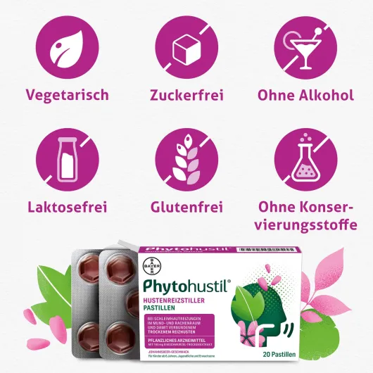 Phytohustil Hustenreizstiller 20 Pastillen