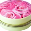Pillendose Rund Blumen Motiv