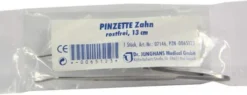 Pinzette Zahn 13 cm 1 Stück