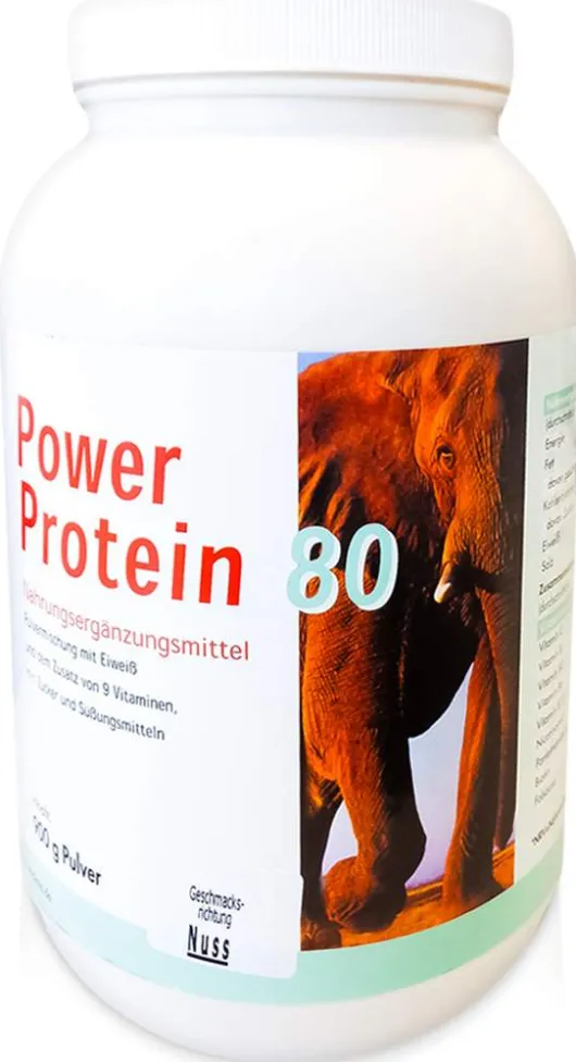 Power Protein 80 Nuss 900 G Pulver