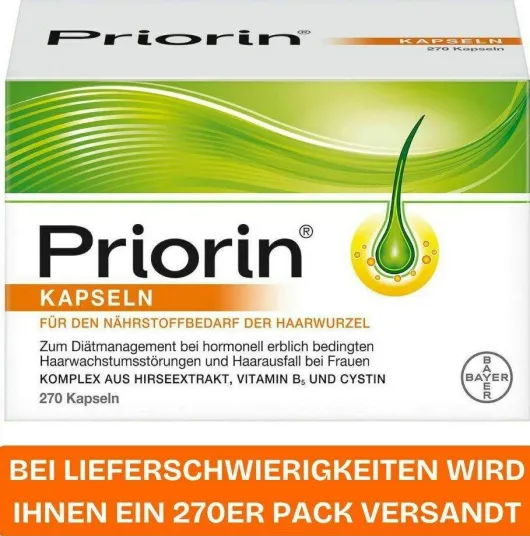 Priorin Vorteilsset 2 x 120 Kapseln + gratis 30 Kapseln