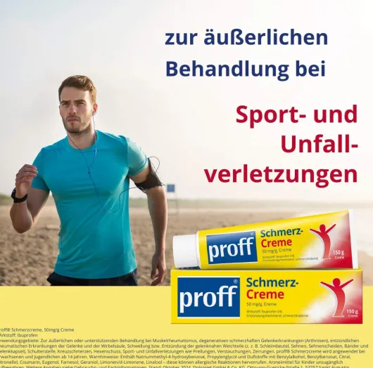 Proff Schmerzcreme 5% 150 g