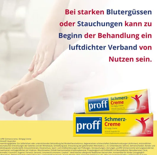 Proff Schmerzcreme 5% 150 g
