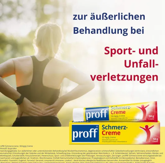 Proff Schmerzcreme 5% 50 g